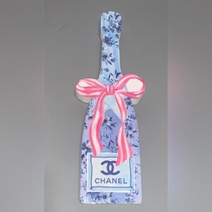 NWT. Wooden Bottle Decor.
